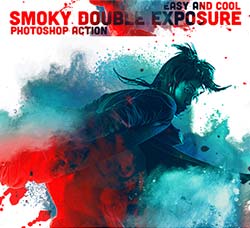 极品PS动作－差值曝光：Smoky Double Exposure